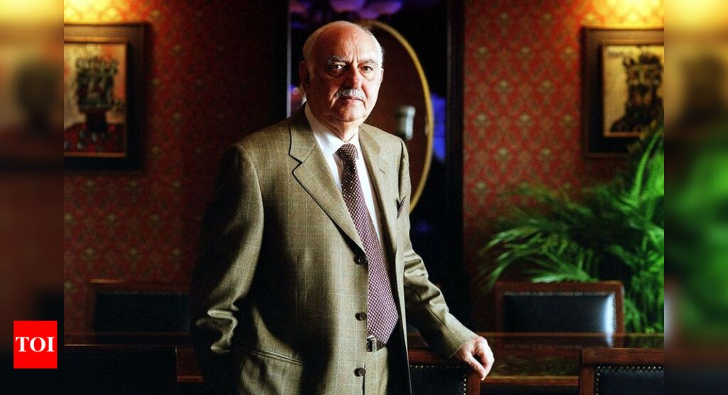 Pallonji Mistry, billionaire caught in Tata feud, dies at 93 - Times of India