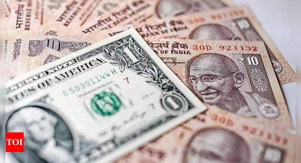 Rupee breaches 78/$ level for first time, plunges to all-time low of 78.28 - Times of India