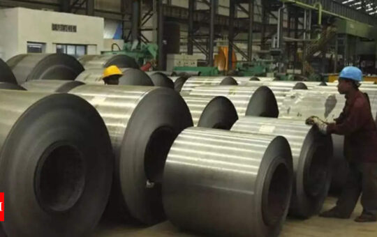 Steel prices dip sharply on govt steps - Times of India
