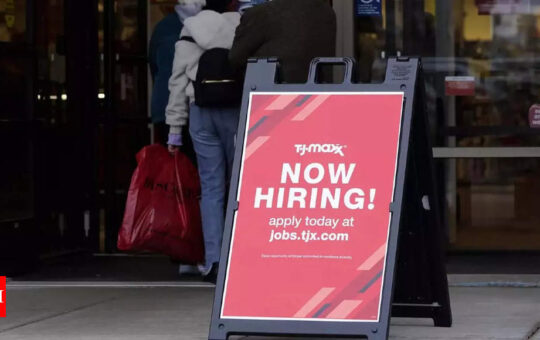 US labor market tightening; unemployment rolls smallest since 1969 - Times of India