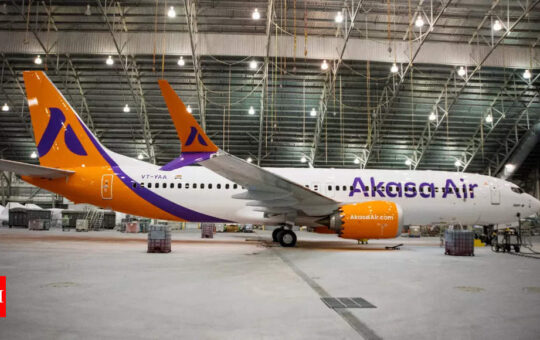 akasa:  Irish aircraft leasing company to purchase & leaseback 5 Boeing 737 with Akasa Air - Times of India