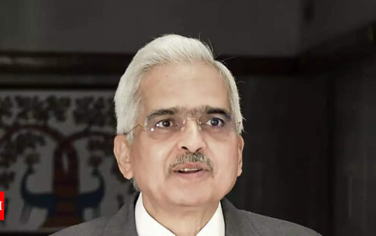 rbi: After Covid, RBI looking at new sources of data: Governor Shaktikanta Das - Times of India
