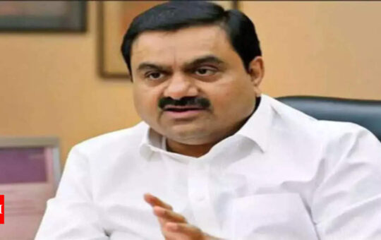 Adani says never slowed investments; $70 billion to turn India to clean energy exporter - Times of India