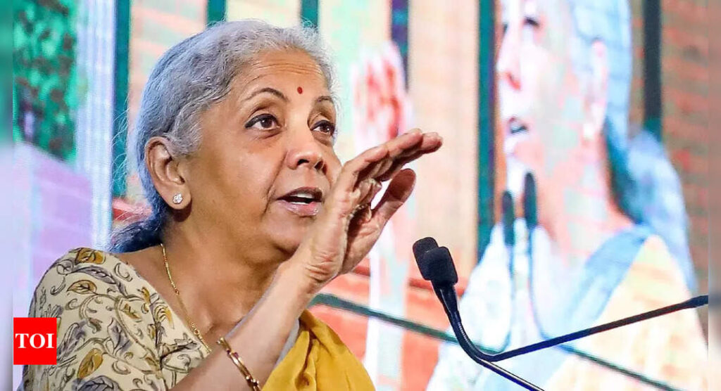 Allow India to export foodgrains from public stock to needy nations: Nirmala Sitharaman to WTO - Times of India