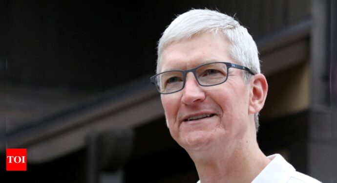 Apple CEO Cook praises India as business doubles - Times of India