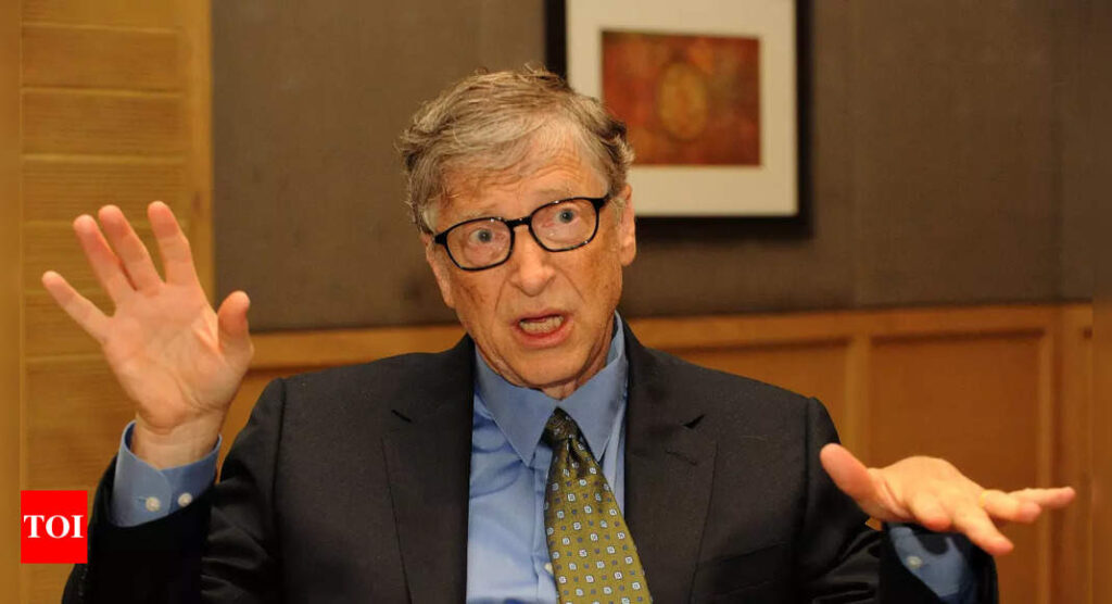 Bill Gates gives $20 billion to stem 'significant suffering' - Times of India