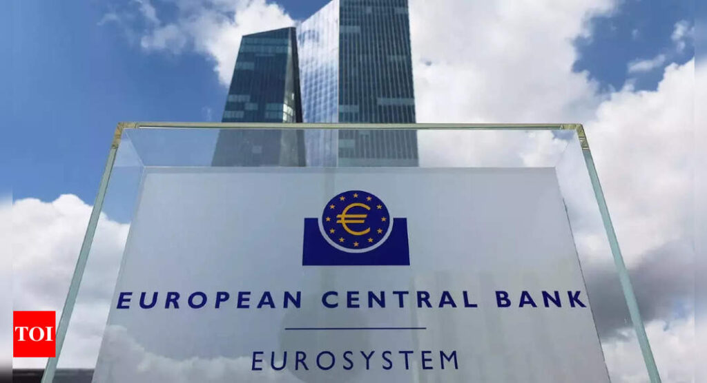 ECB raises rates by 50 bps in fight against inflation - Times of India