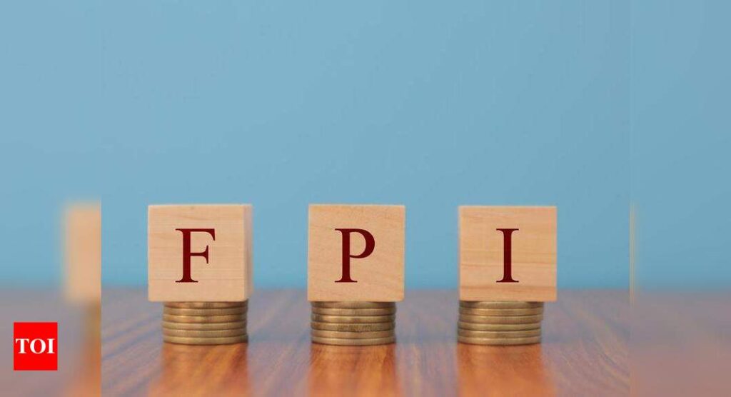 FPI sell-off continues for 9-month, pulled out equities worth Rs 50,203 crore in June - Times of India