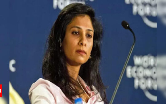 Gita Gopinath becomes first woman and 2nd Indian to feature on IMF's 'wall of former chief economists' | India Business News - Times of India