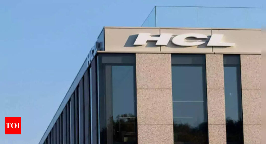 HCL falls on first-quarter profit miss, disappointing margin outlook - Times of India