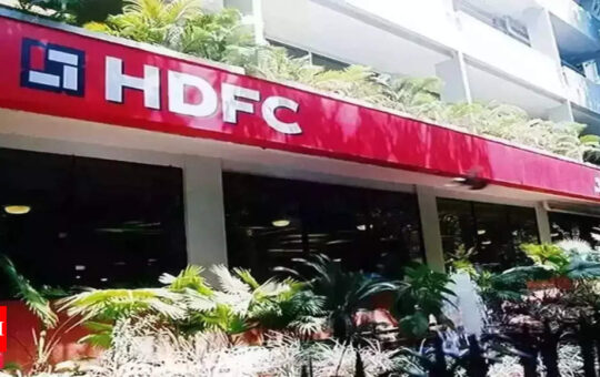 HDFC Ltd net profit rises 22% to Rs 3,669 crore in June quarter - Times of India