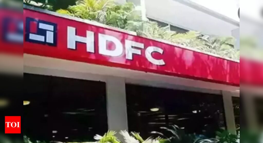 HDFC raises home loan rates by 25 bps - Times of India