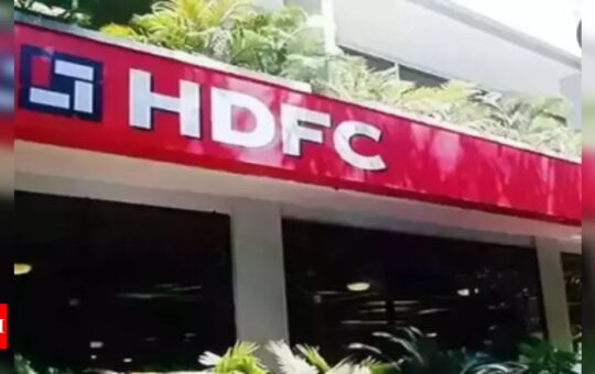 HDFC raises home loan rates by 25 bps - Times of India