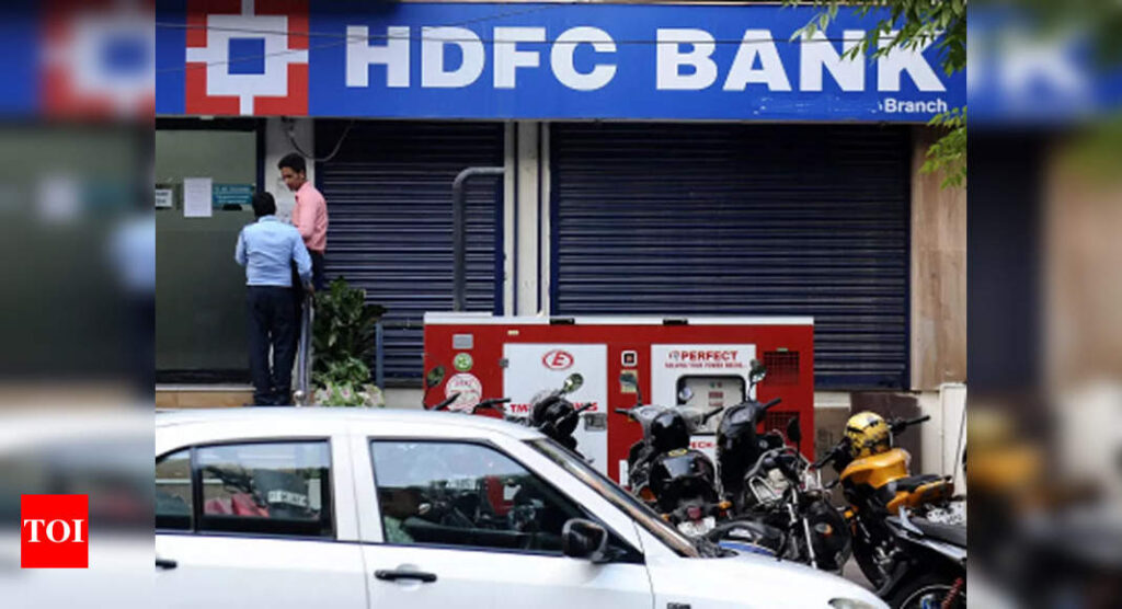 HDFC reports 5% growth in Q1 consolidated net, limited by impact of rate hikes - Times of India