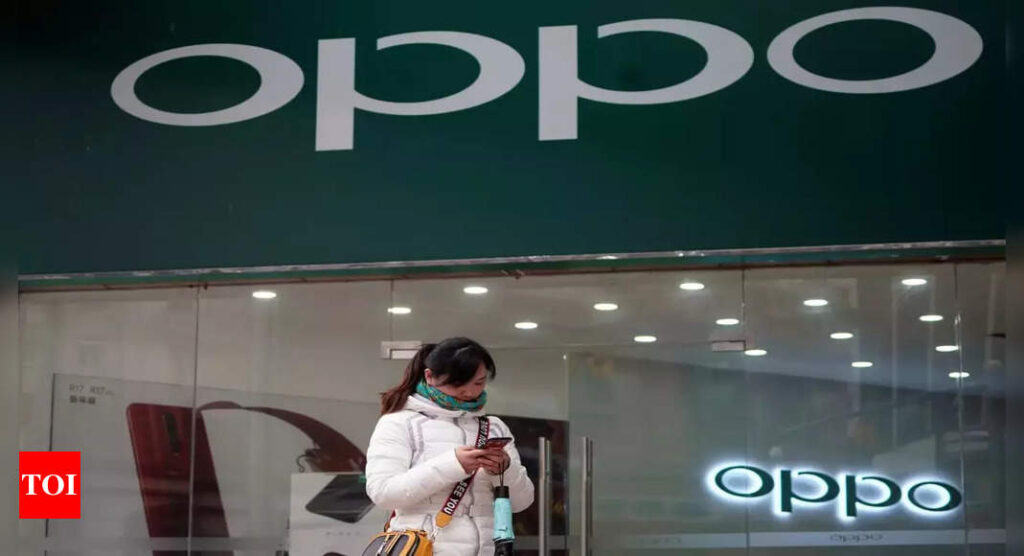 India says China's Oppo evaded $551 million in import tax - Times of India