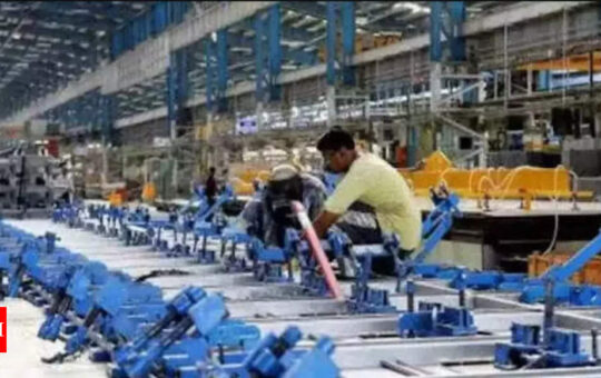 Industrial production data to be released on Tuesday - Times of India