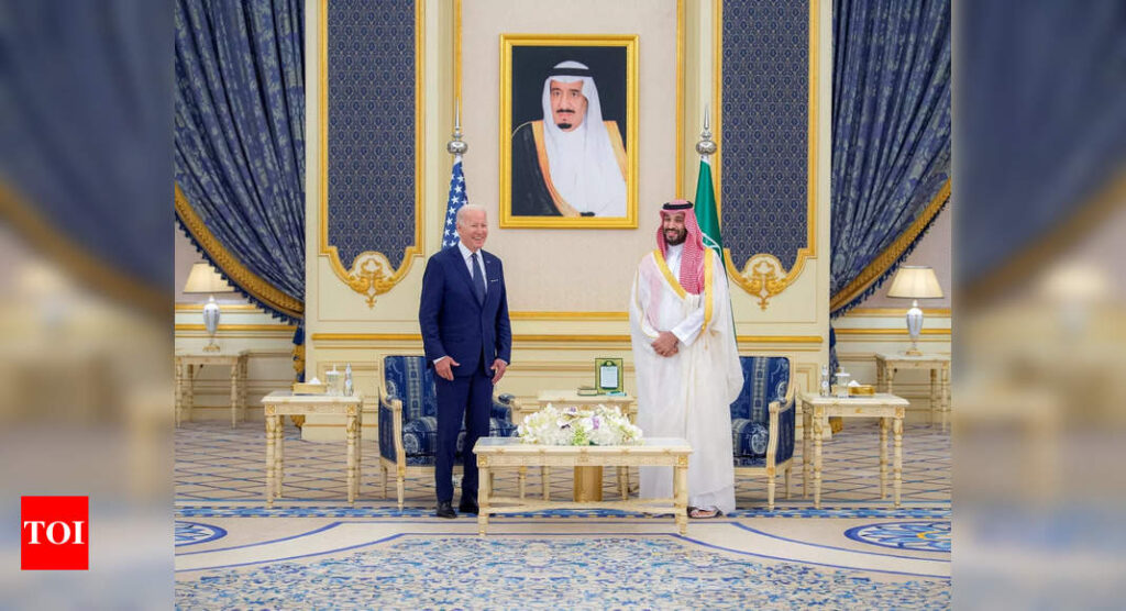 Joe Biden expects more Saudi oil after trip to kingdom - Times of India