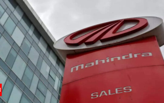 Mahindra aims to lead electric SUV sales with new EV unit | India Business News - Times of India