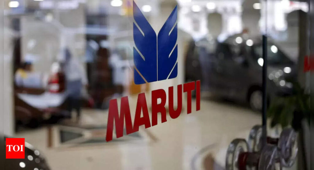 Maruti Suzuki Q1 net profit jumps 118% to Rs 1,036 crore - Times of India