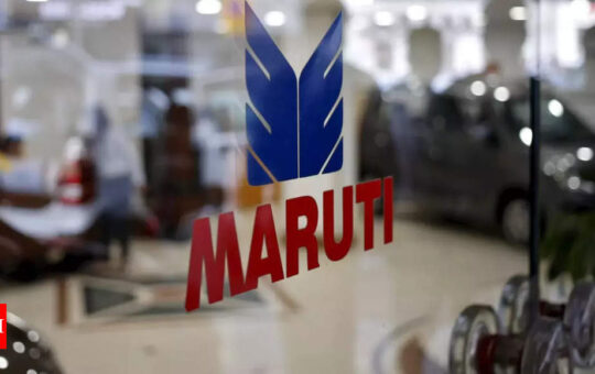 Maruti Suzuki Q1 net profit jumps 118% to Rs 1,036 crore - Times of India