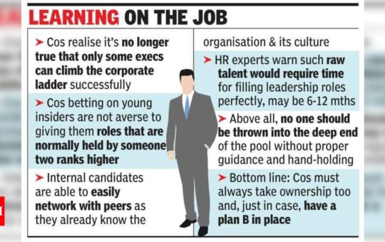 No need of grey hair to bag that management role - Times of India