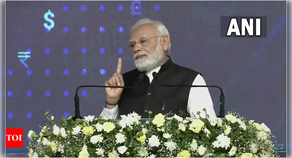 PM Narendra Modi inaugurates India’s first International Bullion Exchange at Gandhinagar - Times of India