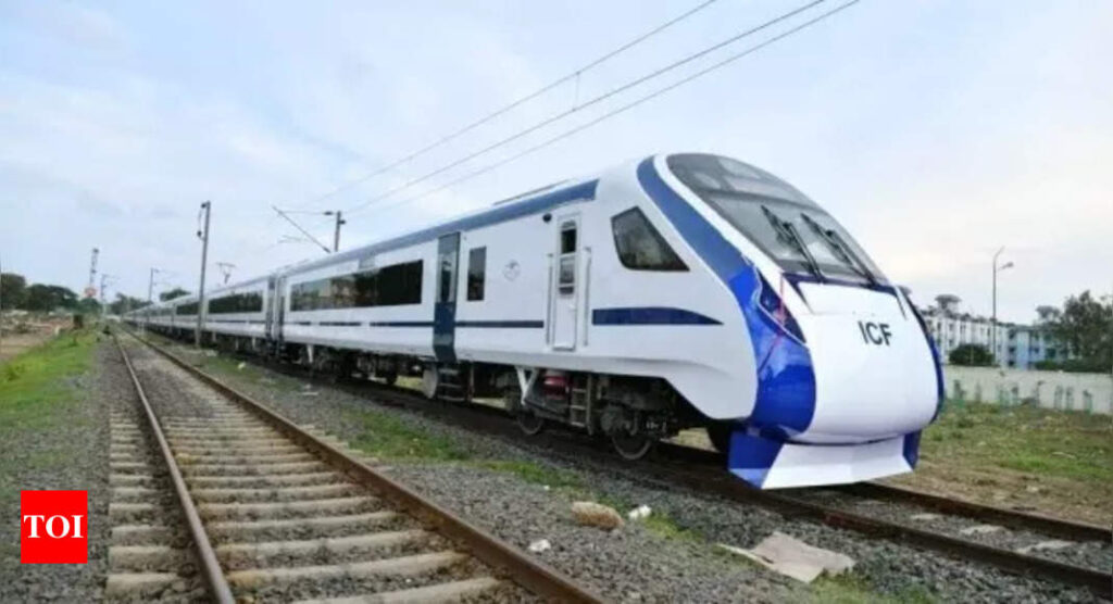 Railways floats tender to procure 100 Vande Bharat trains with maximum design speed of 200 kmph - Times of India