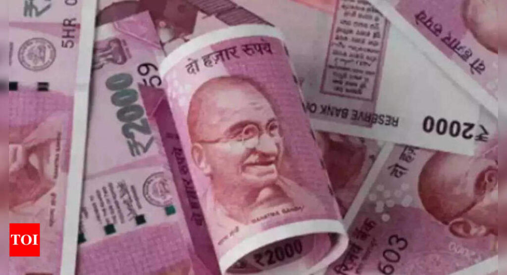 Rupee falls to near 80, rebounds to end unchanged at 79.88 - Times of India