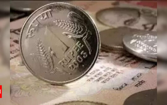 Rupee up 14p at 79.76/$, best gain in 2 months - Times of India