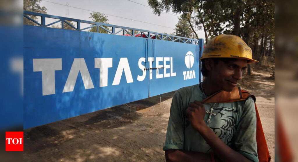 Tata Steel profit falls 21% to Rs 7,714cr in April-June - Times of India