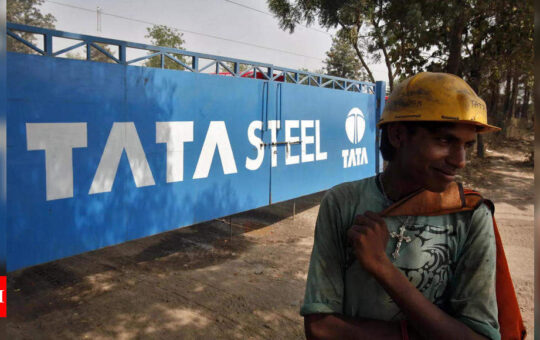 Tata Steel profit falls 21% to Rs 7,714cr in April-June - Times of India