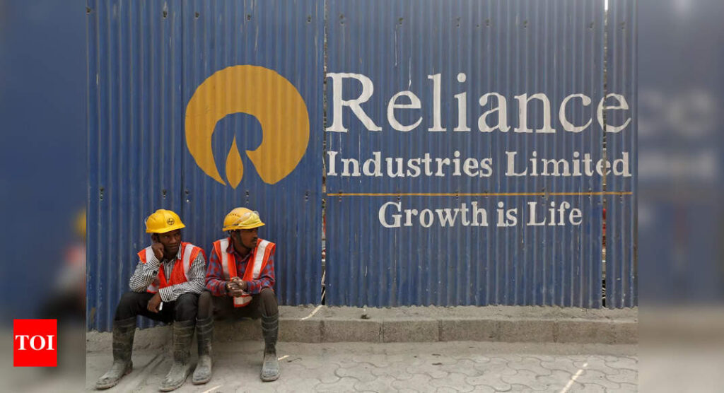 Three of top 10 firms lose Rs 73,630 crore in m-cap; RIL biggest drag - Times of India