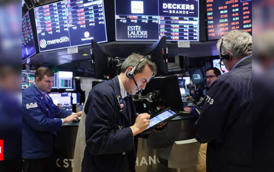 US indexes shake off an early slump and eke out gains - Times of India