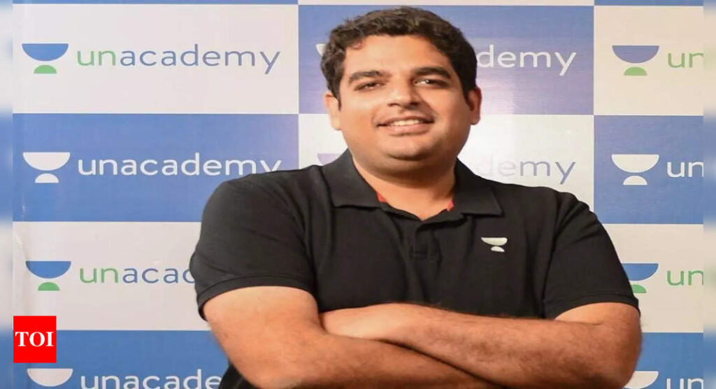 Unacademy founders, management to take pay cut - Times of India