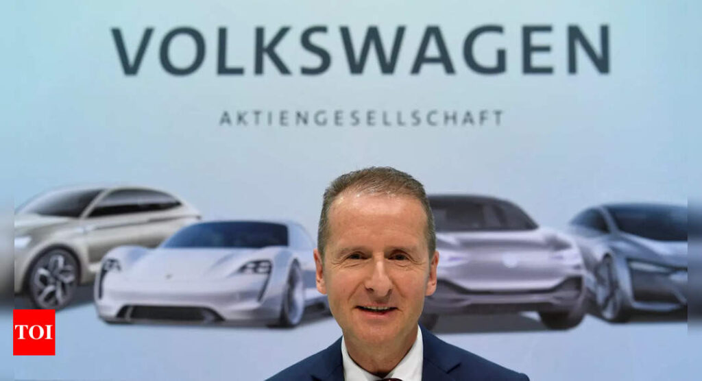 Volkswagen CEO, facing series of setbacks, will step down - Times of India