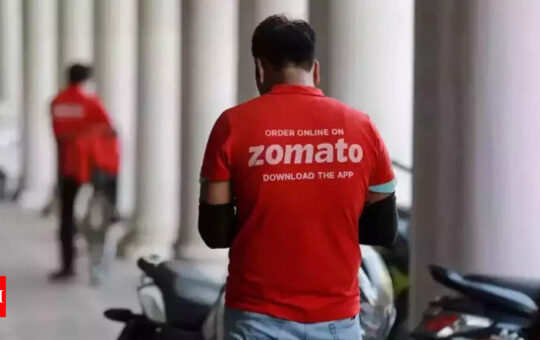 Zomato plunges 14% to record low as IPO lock-up period ends - Times of India