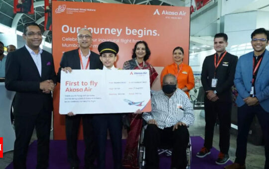 Akasa Air starts flying: ‘Normally a child is born in nine months. We took 12 months to launch an airline’ - Times of India