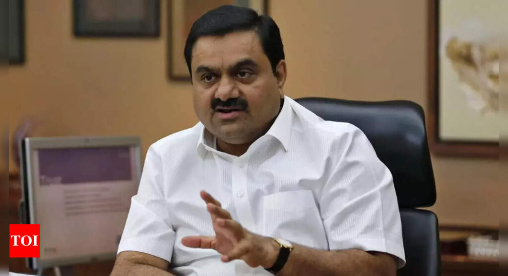 Debt ratio at billionaire Adani’s green firm needs ‘watching’ - Times of India