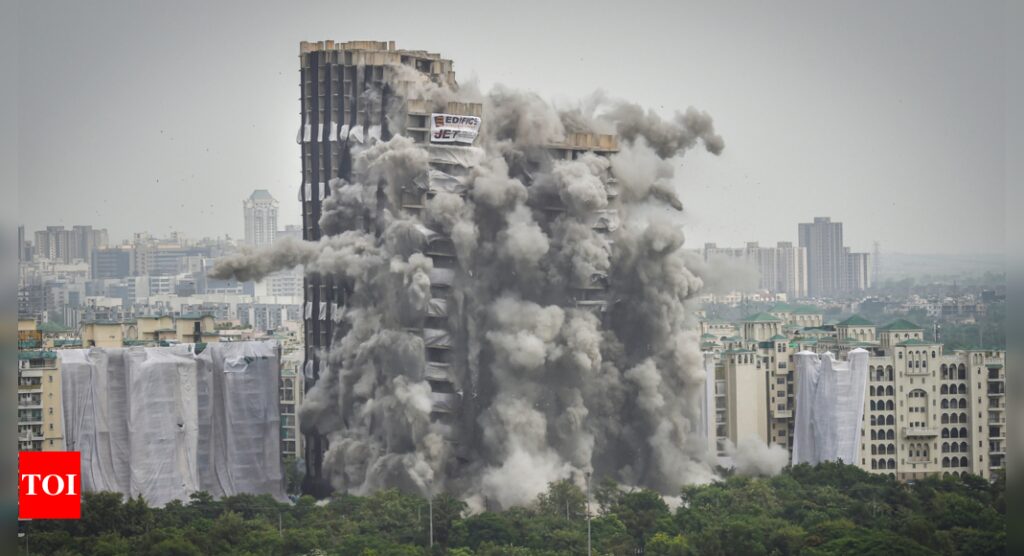 Demolition of twin towers lesson for all stakeholders, say industry experts - Times of India