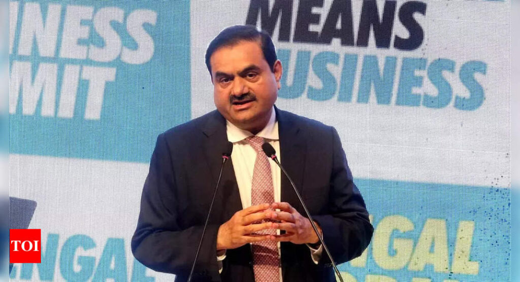 Gautam Adani becomes world’s third-richest person as wealth surges - Times of India