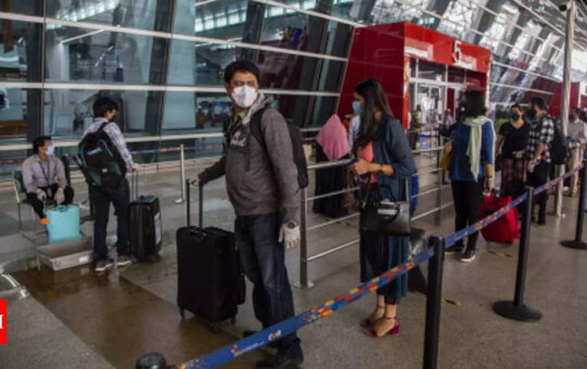 Govt makes it must for aircraft operators to share details on international air travellers to & from India - Times of India