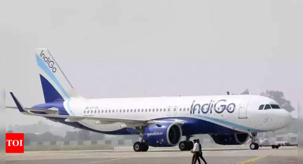 IndiGo Q1 Results: IndiGo cuts Q1 loss to Rs 1,064 crore amid headwinds of weak rupee & costly fuel | India Business News - Times of India