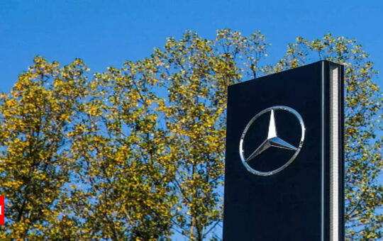 Mercedes drives in India’s most expensive electric car at Rs 2.45 crore - Times of India