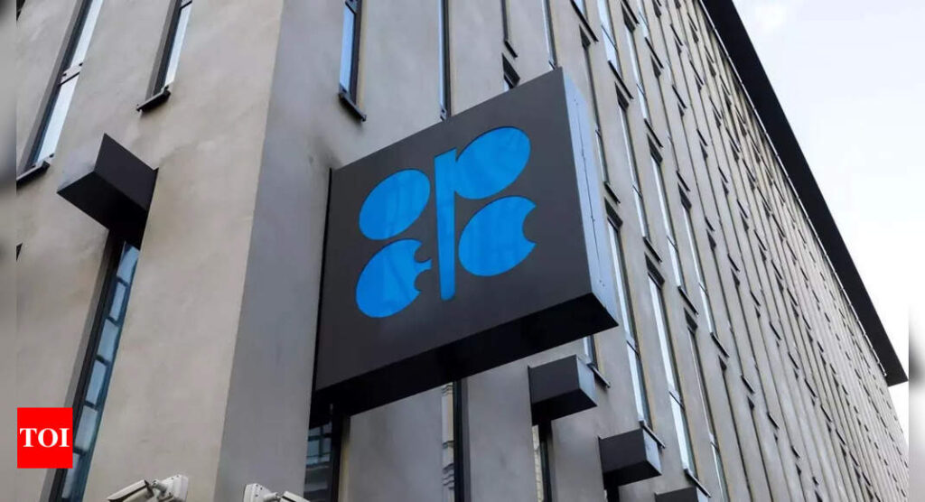 OPEC+ to decide oil output to world amid high inflation - Times of India