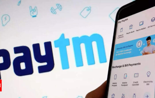 Paytm Q1 net loss widens to Rs 644.4 crore - Times of India