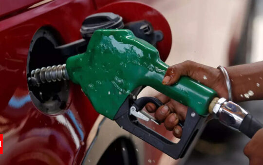 Petrol, diesel sales fall in July as monsoon sets in - Times of India