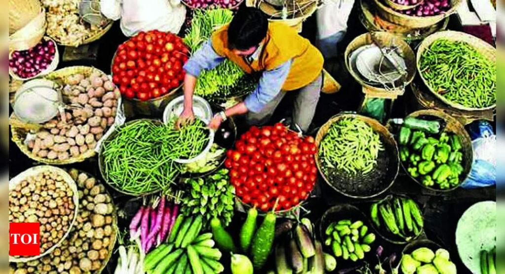 Retail inflation moderates to 5 month low of 6.7% in July - Times of India