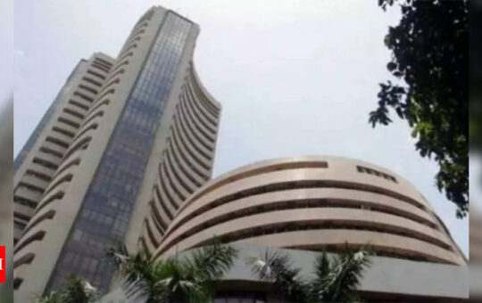 Sensex snaps 5-day rally, sees marginal weekly gain - Times of India