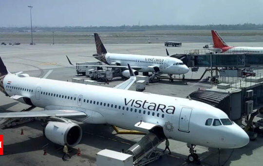 Vistara 2nd in market share with 10%, behind IndiGo's 59% - Times of India
