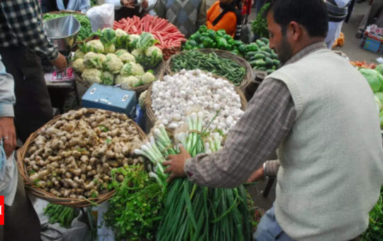 WPI inflation eases to 13.93% in July from 15.18% in June - Times of India